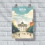 Berlin Brandenburg Gate Poster