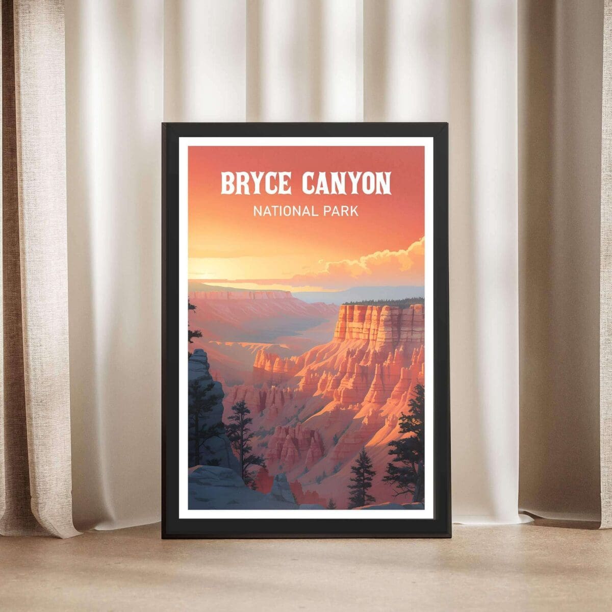 Bryce Canyon National Park Hoodoos Dawn Framed Poster