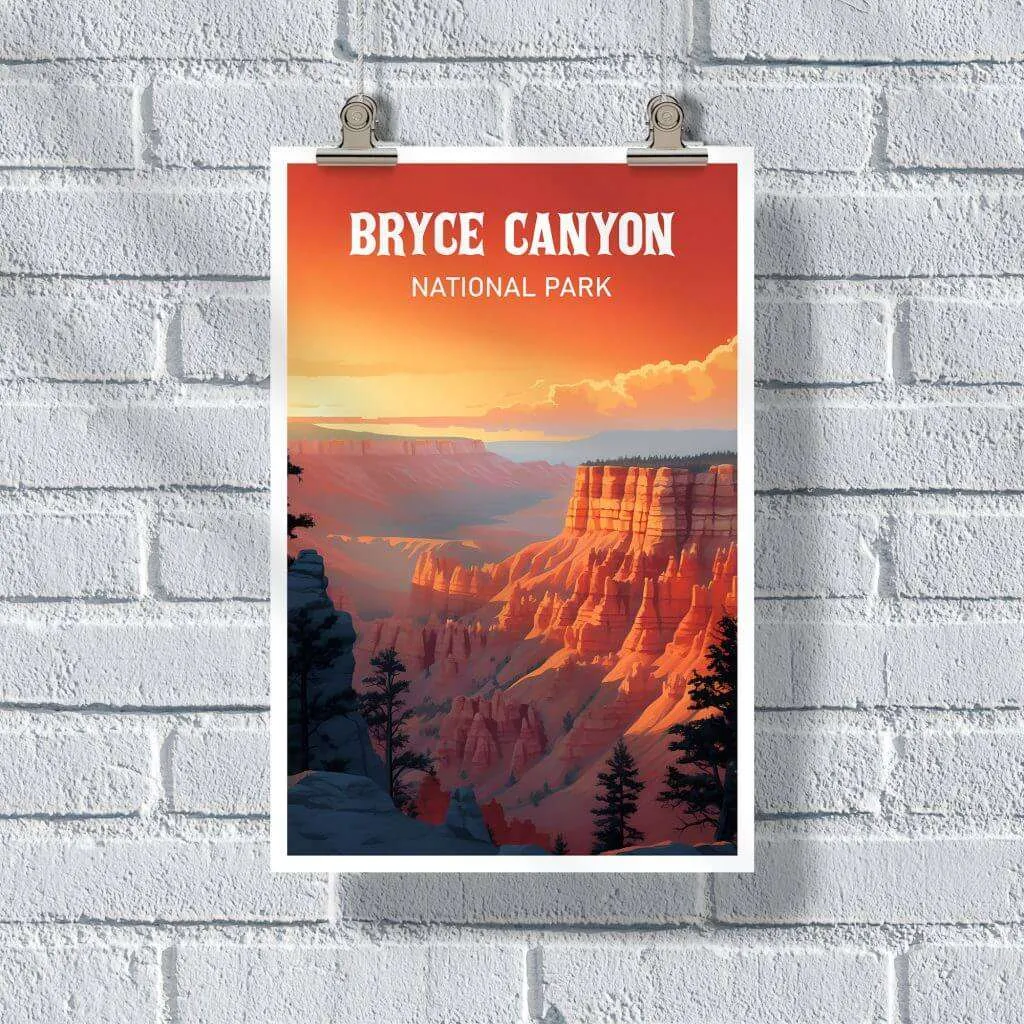 Bryce Canyon National Park Hoodoos Dawn Poster