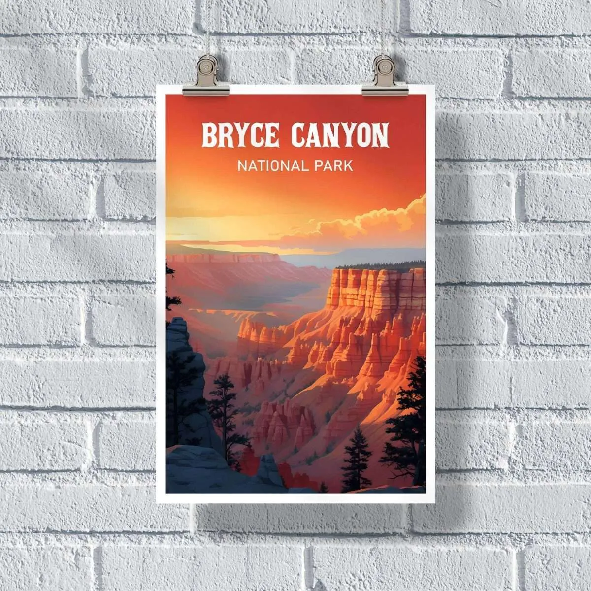 Bryce Canyon National Park Hoodoos Dawn Poster