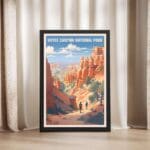 Bryce Canyon National Park Queen's Garden Trail Framed Poster