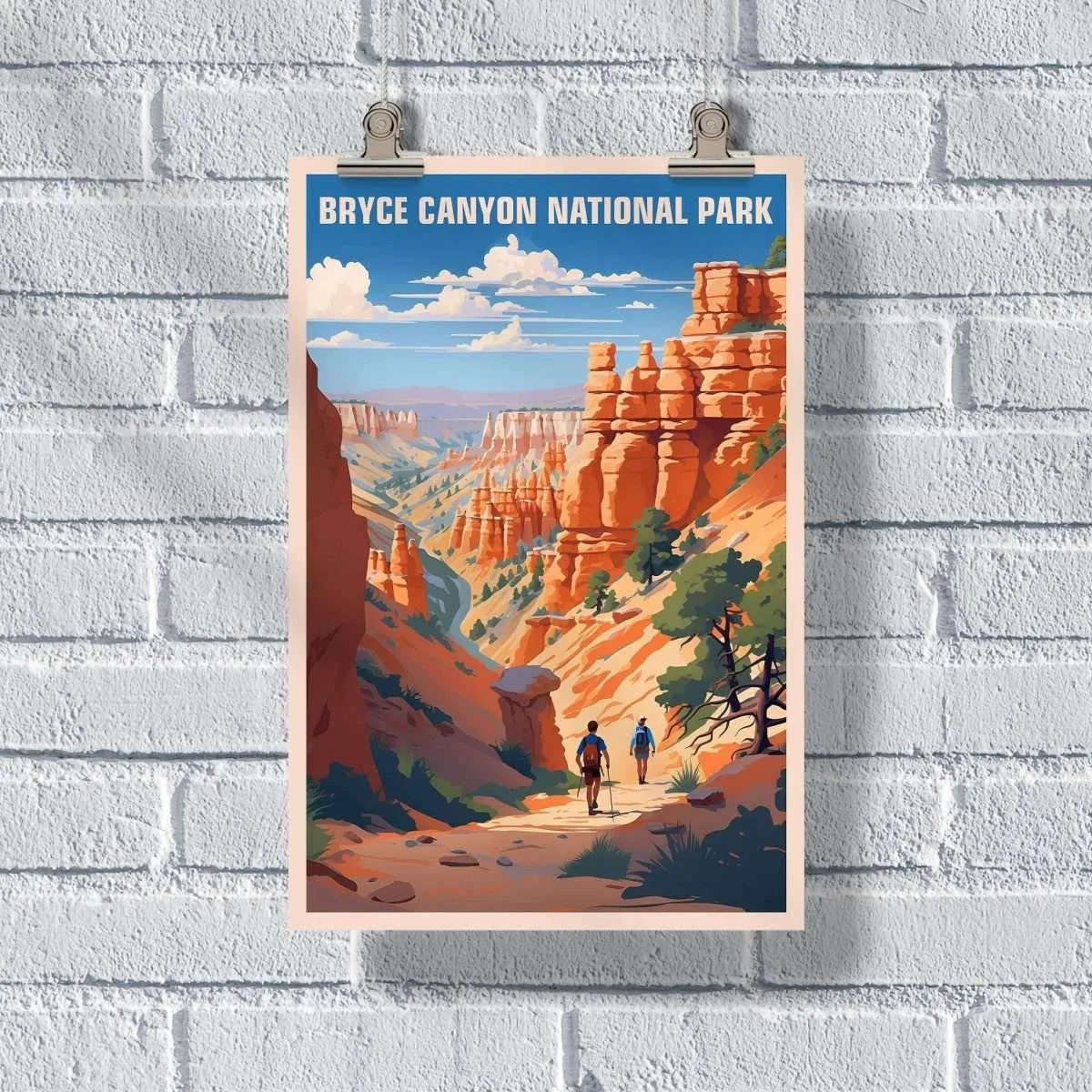 Bryce Canyon National Park Queen's Garden Trail Poster