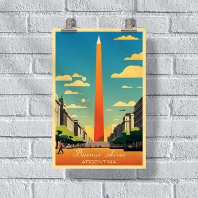 Buenos Aires Argentina Obelisco Poster