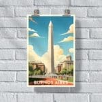 Buenos Aires Obelisco Poster