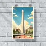 Buenos Aires Obelisco Poster