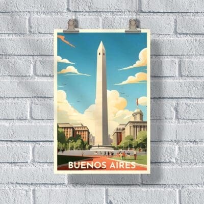 Buenos Aires Obelisco Poster