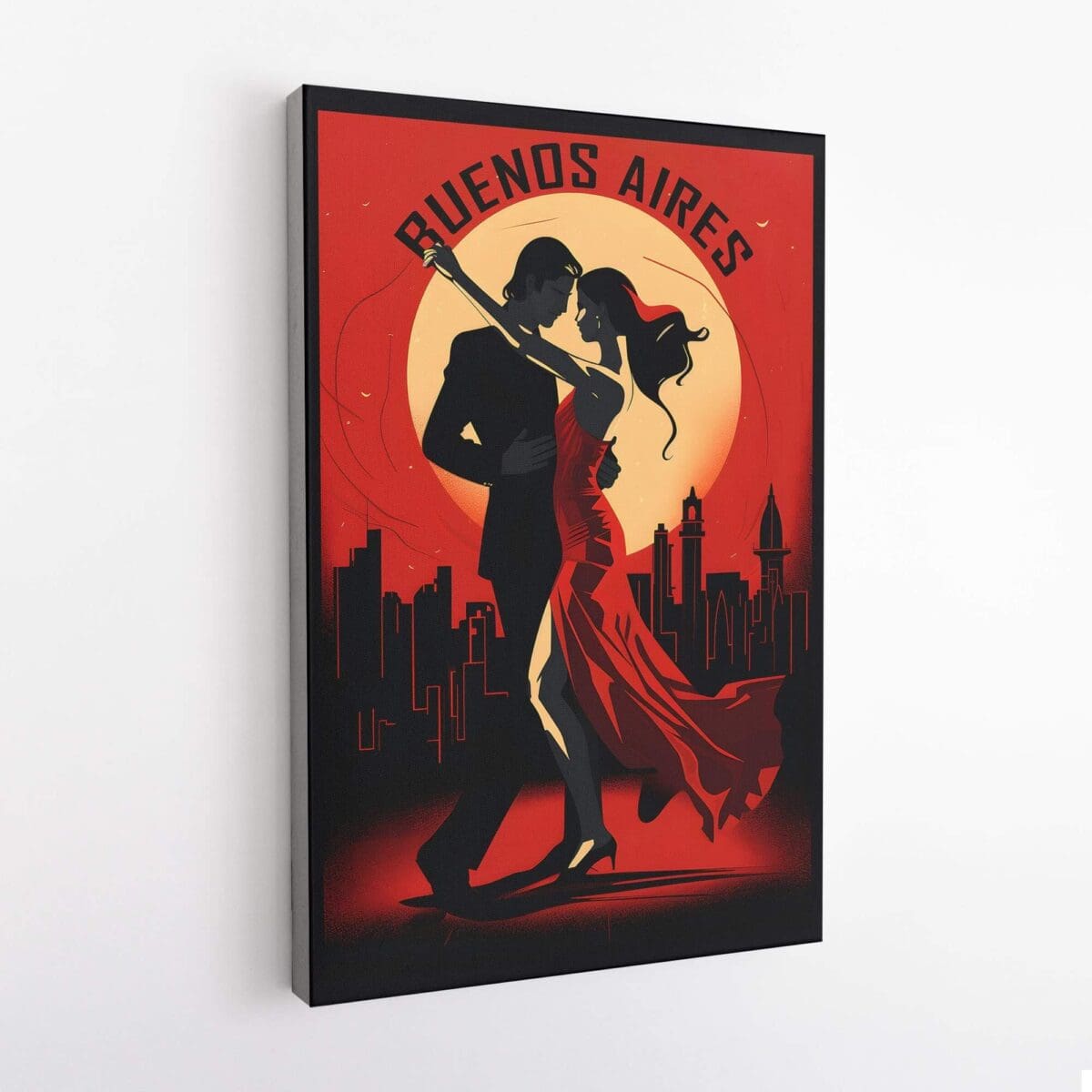 Buenos Aires Tango Dance Canvas