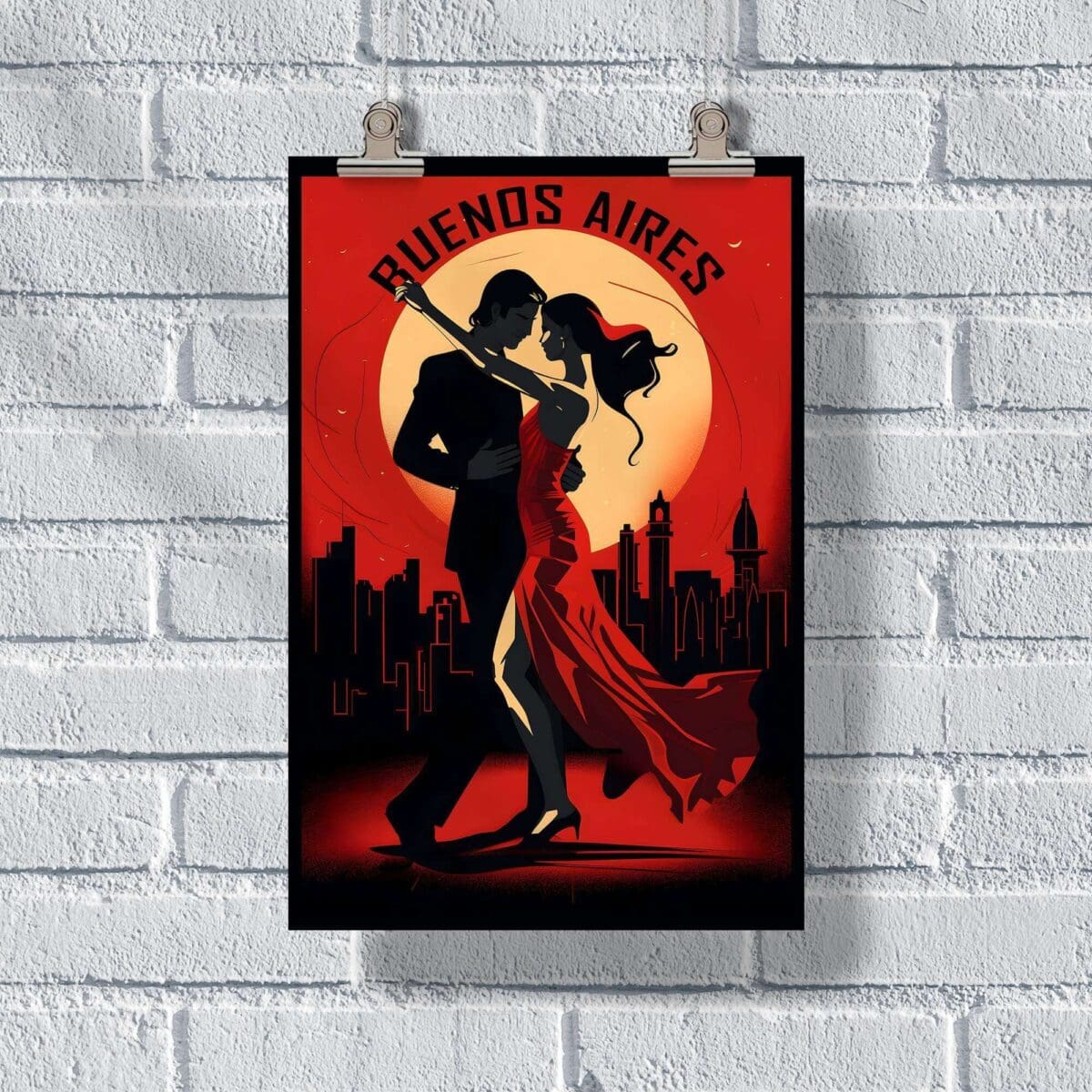 Buenos Aires Tango Dance Poster