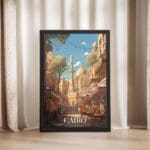 Cairo Khan El Khalili Bazaar Framed Poster