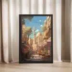 Cairo Khan El Khalili Bazaar Framed Poster