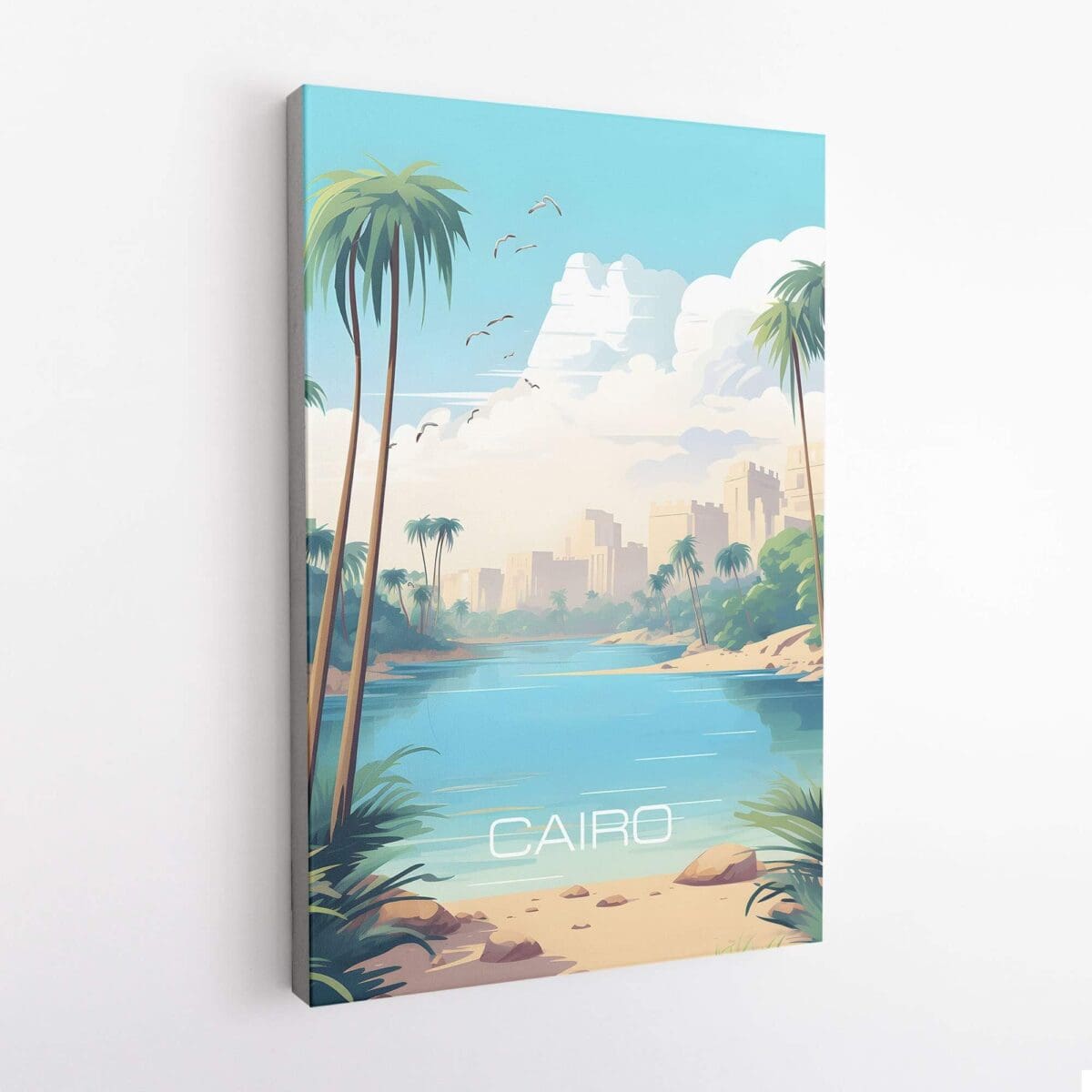 Cairo Nile River Canvas