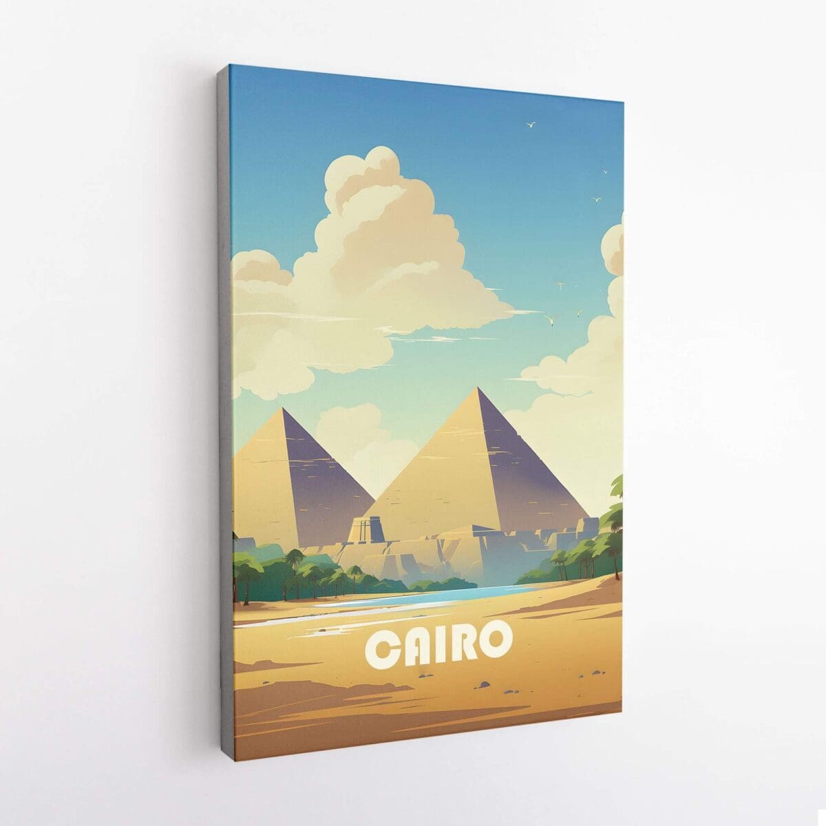 Cairo Pyramids Canvas