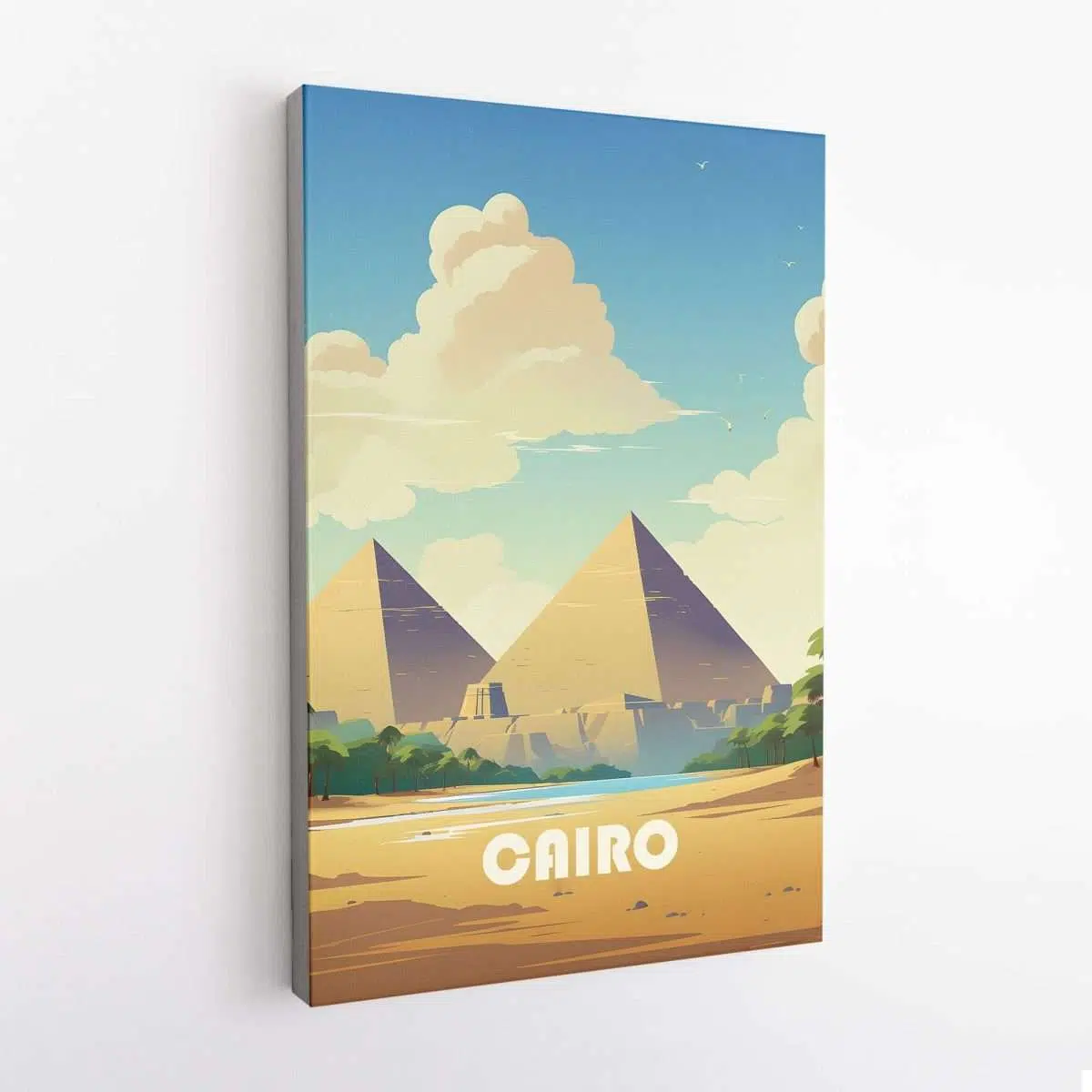 Cairo Pyramids Canvas