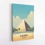 Cairo Pyramids Of Giza Canvas