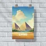 Cairo Pyramids Poster