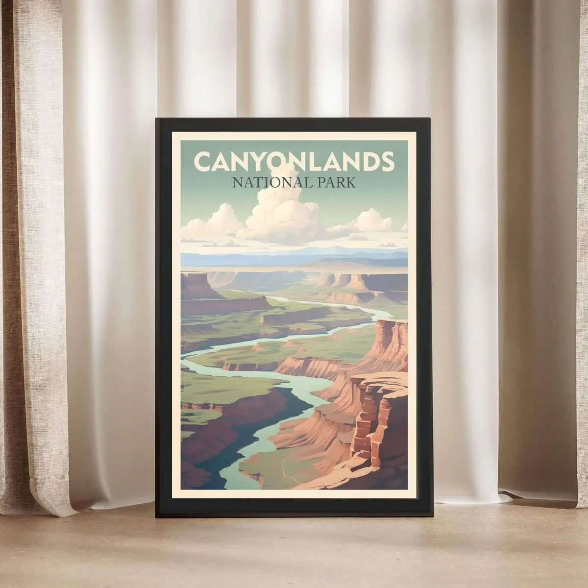 Canyonlands National Park Green River Overlook Framed Poster