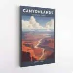 Canyonlands National Park Island In The Sky Vistas Canvas