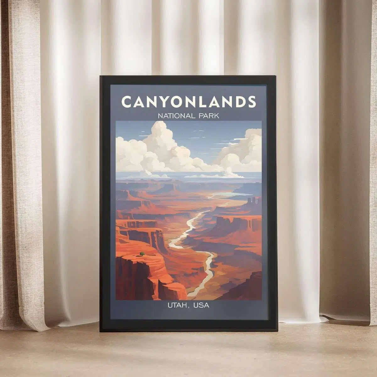 Canyonlands National Park Island In The Sky Vistas Framed Poster