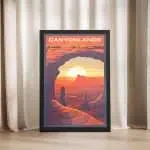 Canyonlands National Park Mesa Arch Sunrise Framed Poster