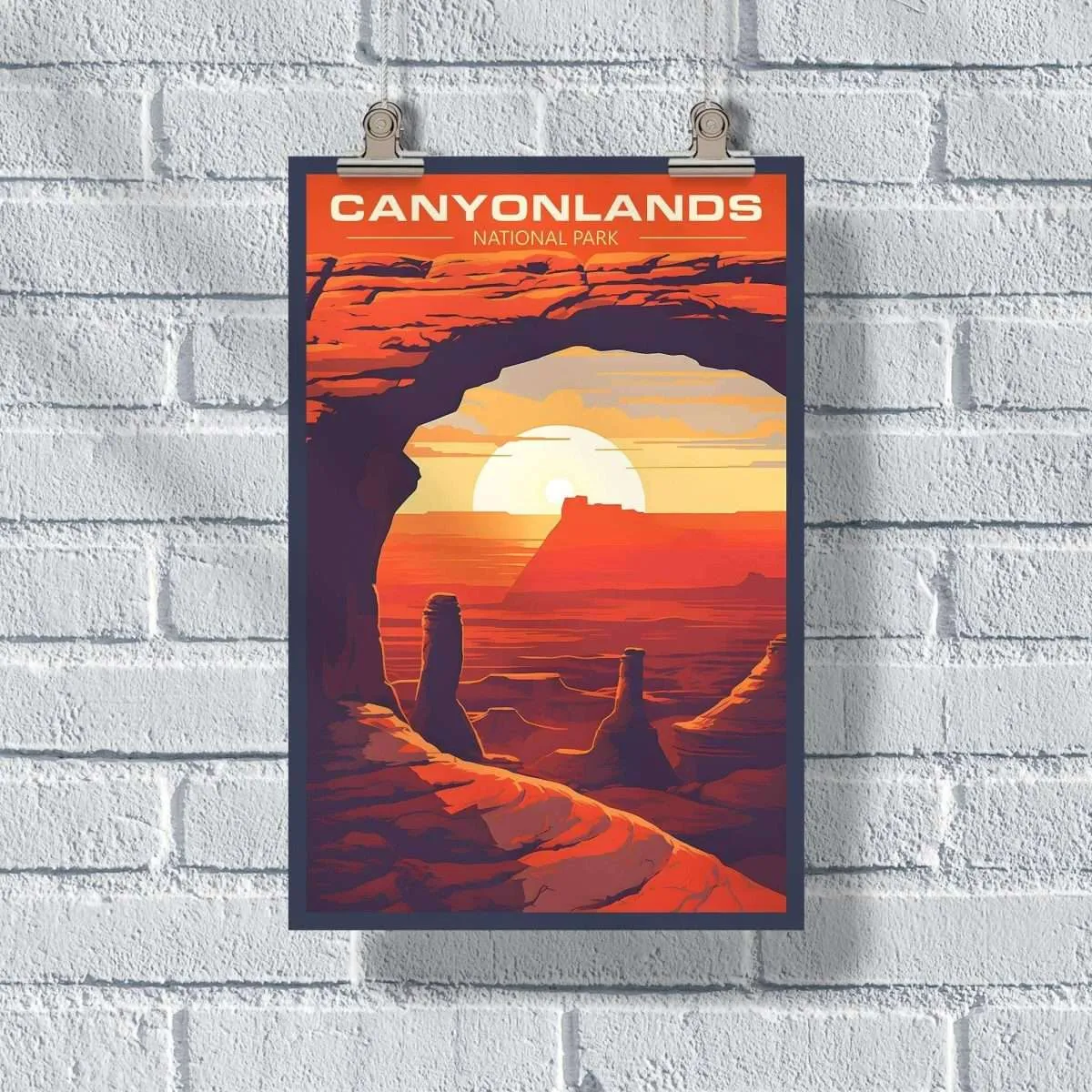 Canyonlands National Park Mesa Arch Sunrise Poster