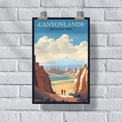 Canyonlands National Park Needles District Adventure Poster