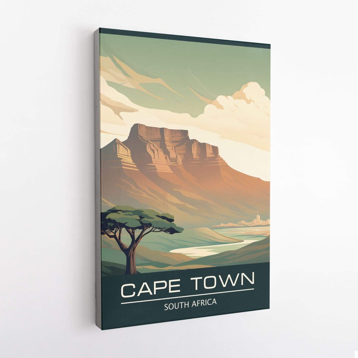 Cape Town Table Mountain Canvas