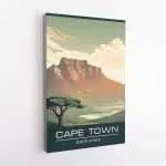 Cape Town Table Mountain Canvas