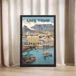 Cape Town Victoria Alfred Waterfront Framed Poster