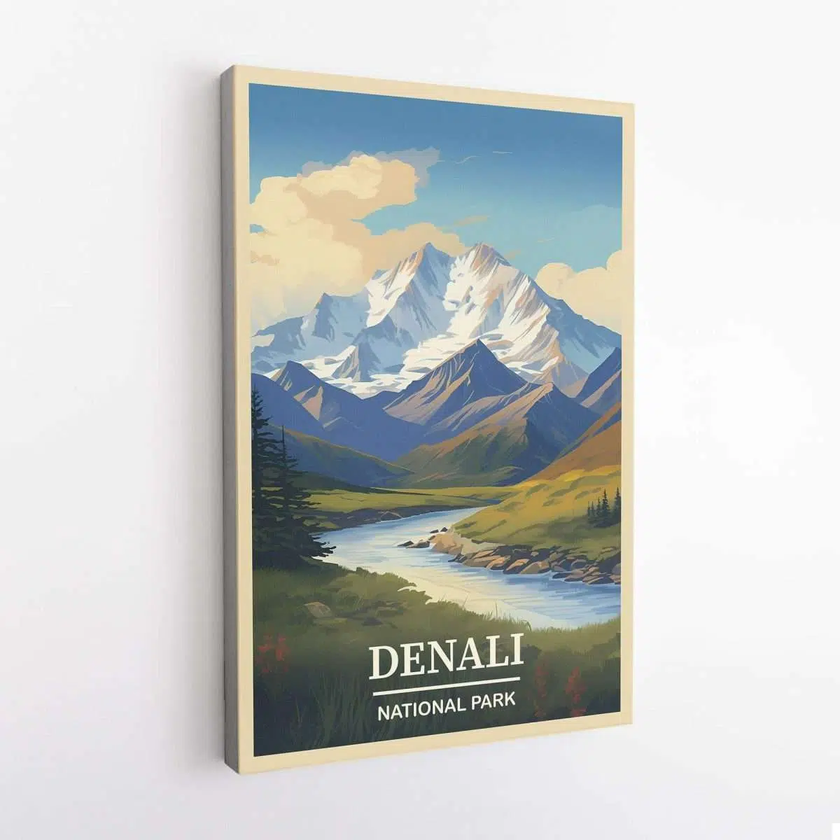 Denali National Park Majesty Of Denali Canvas