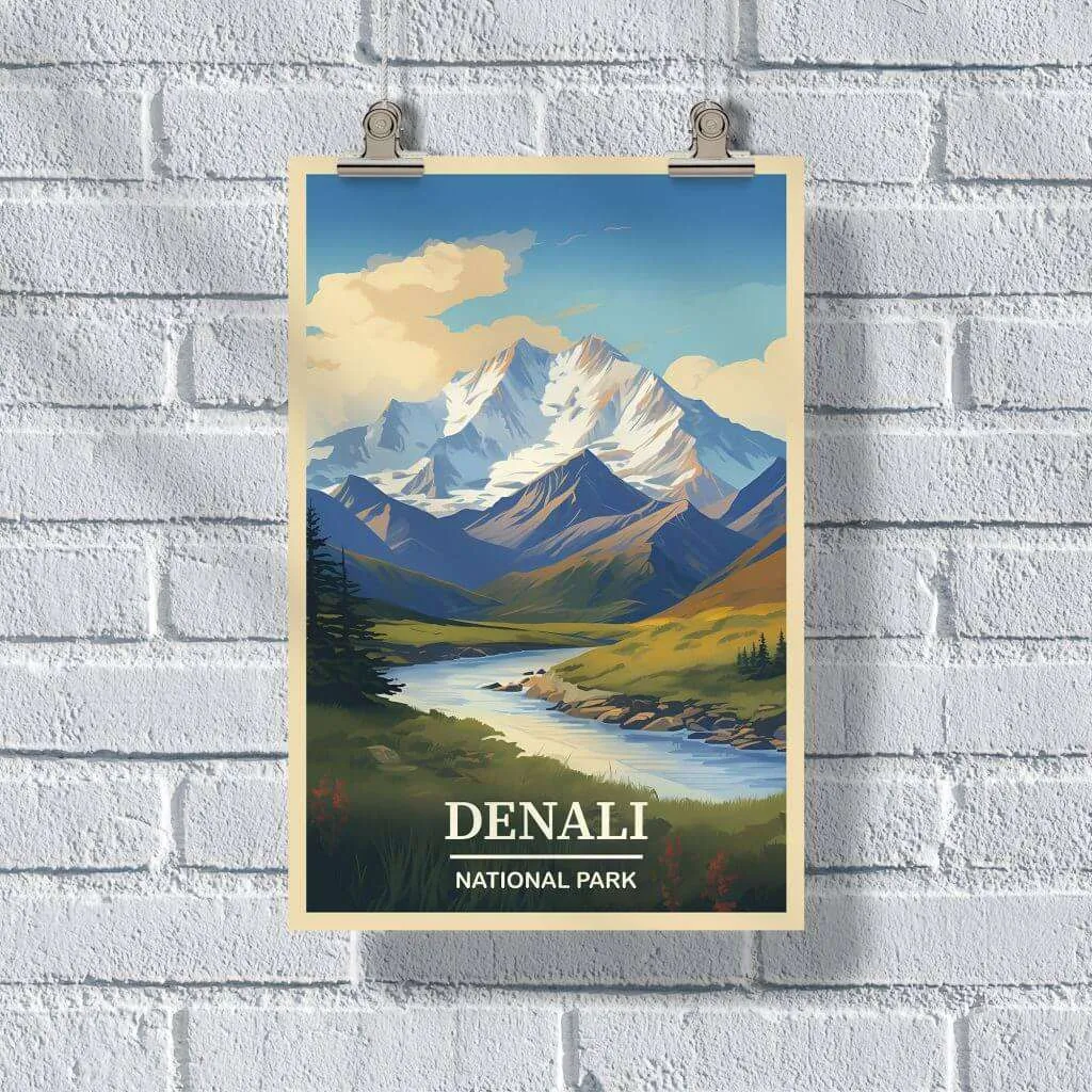 Denali National Park Majesty Of Denali Poster