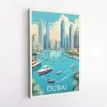 Dubai Marina Canvas