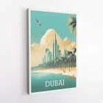 Dubai Palm Jumeirah Canvas