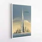 Dubai UAE Burj Khalifa Canvas