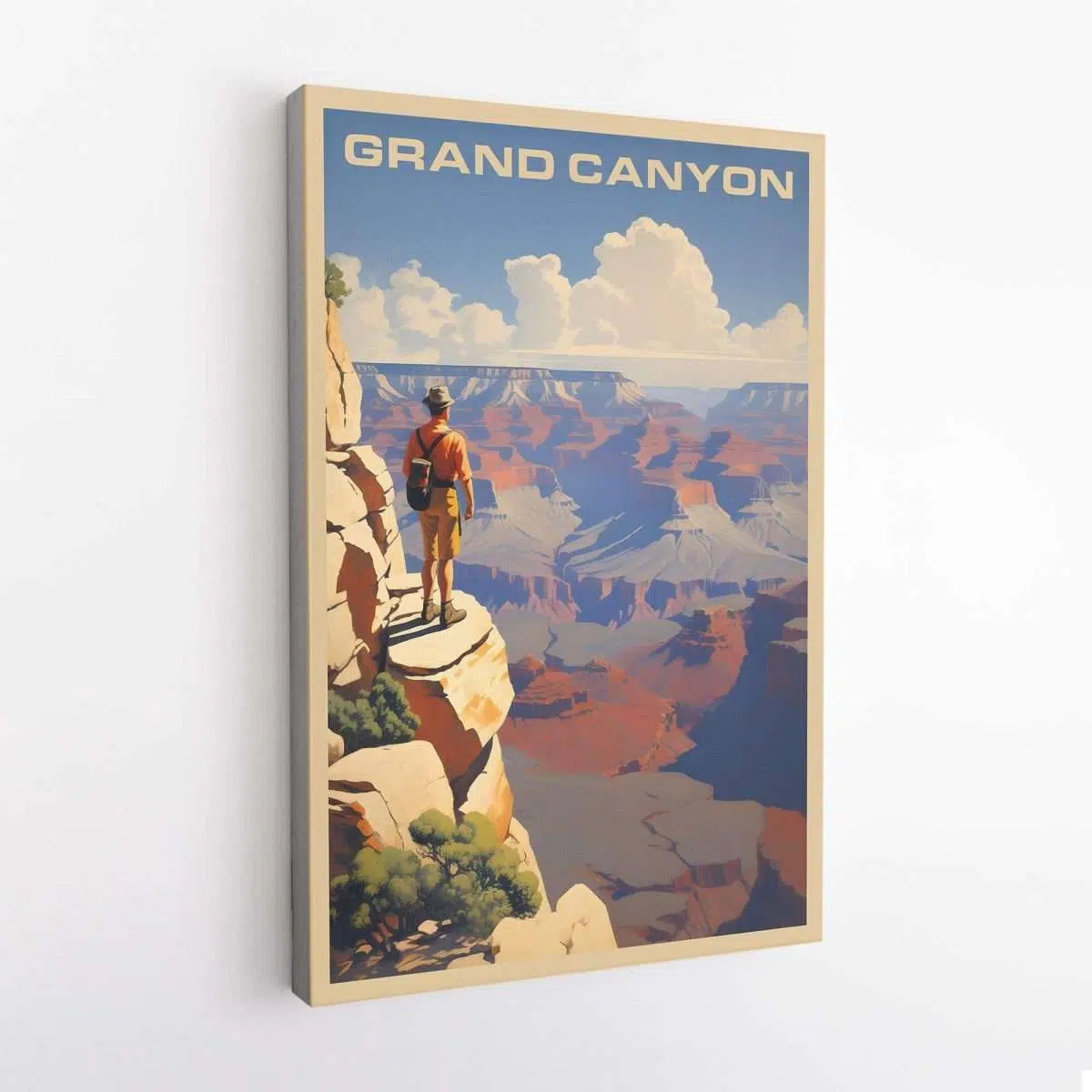 Grand Canyon Hiker's View Canvas