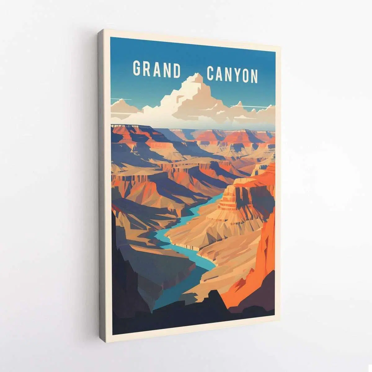 Grand Canyon South Rim Panorama Canvas