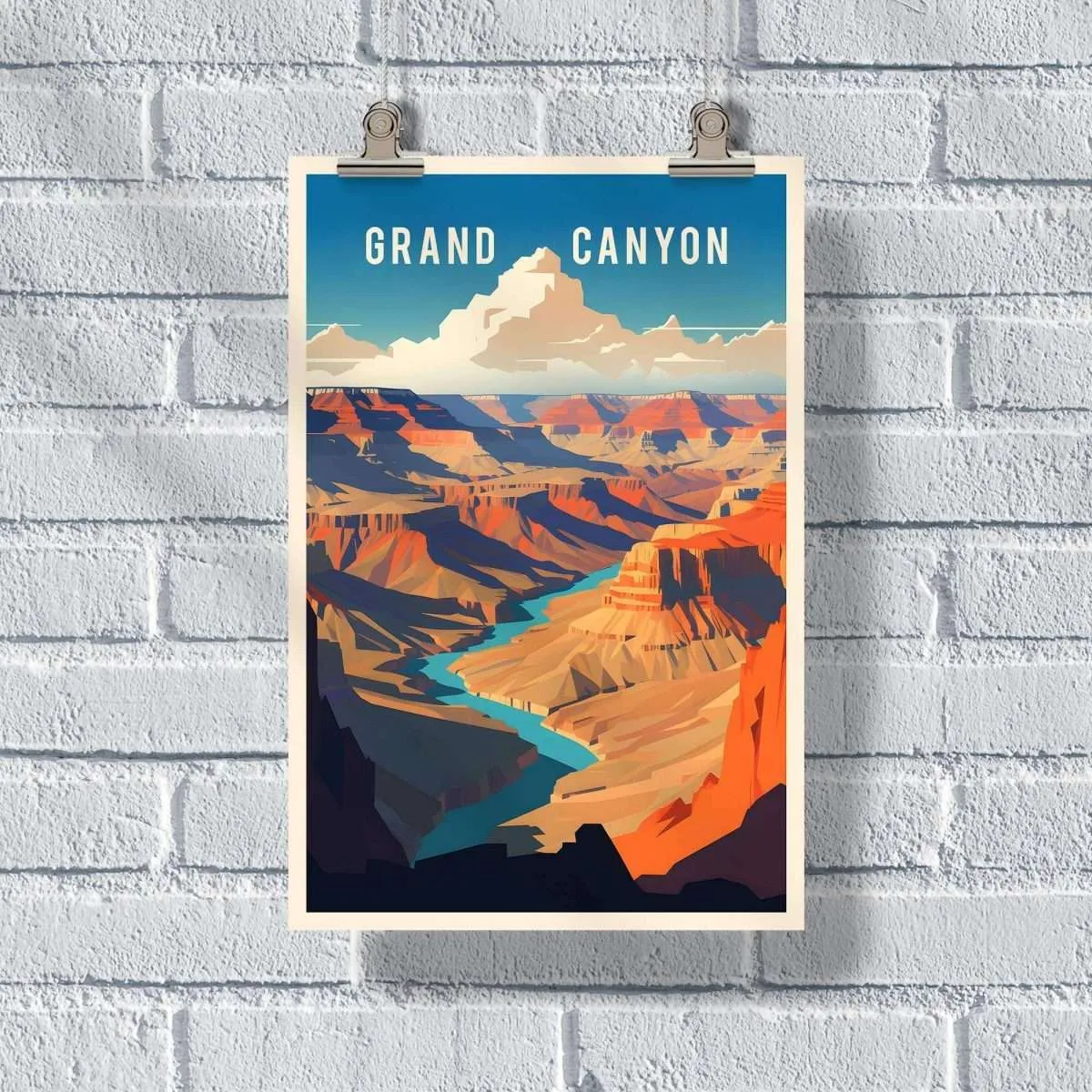 Grand Canyon South Rim Panorama Poster