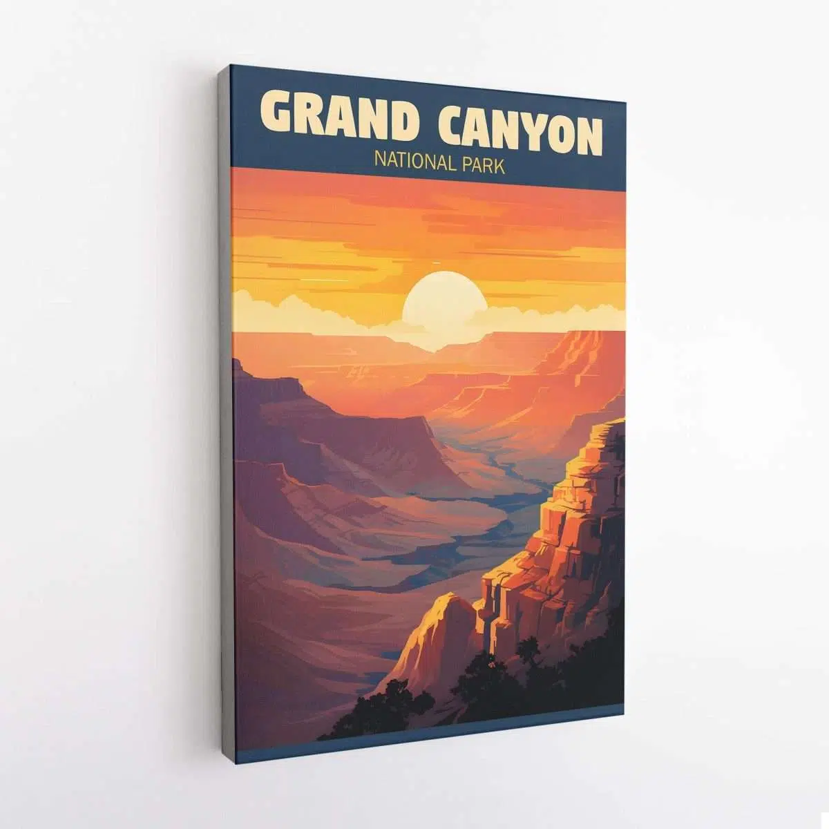 Grand Canyon Sunrise Majesty Canvas