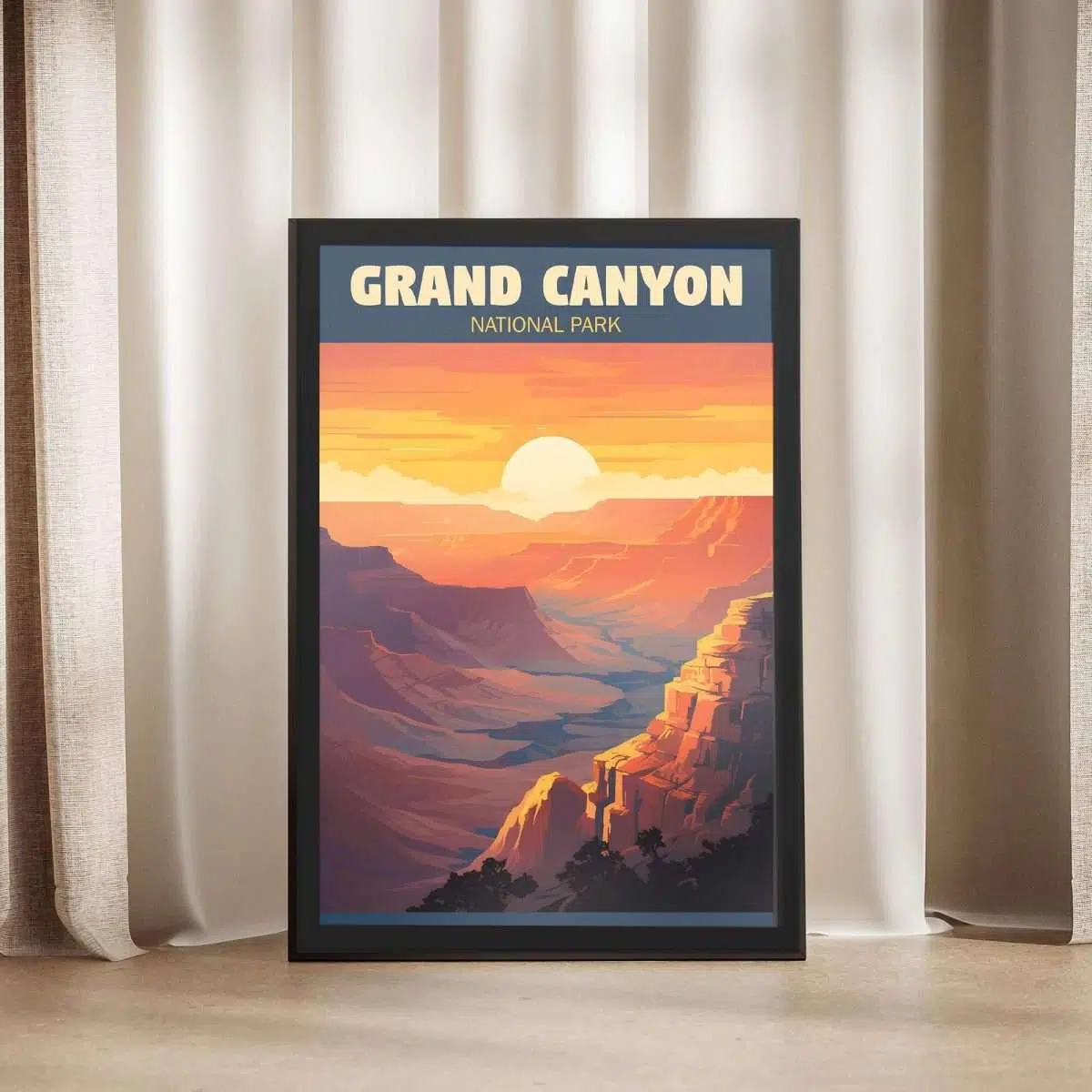 Grand Canyon Sunrise Majesty Framed Poster