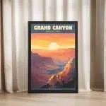 Grand Canyon Sunrise Majesty Framed Poster