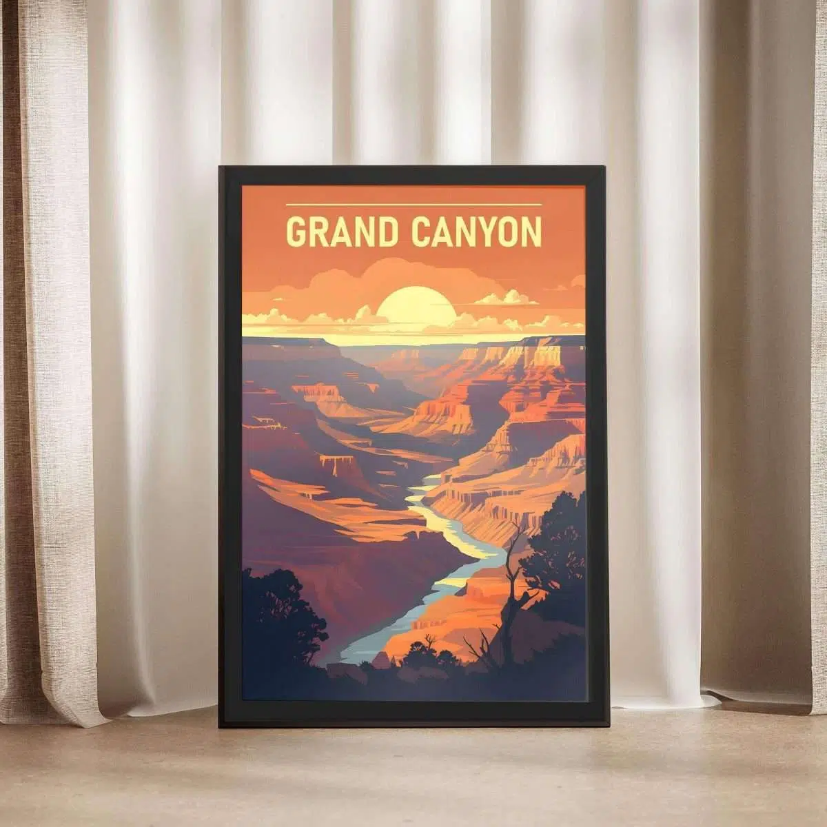 Grand Canyon Sunrise Framed Poster