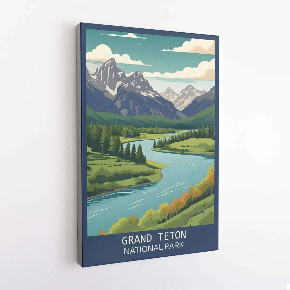 Grand Teton National Park Snake River Serenity Canvas