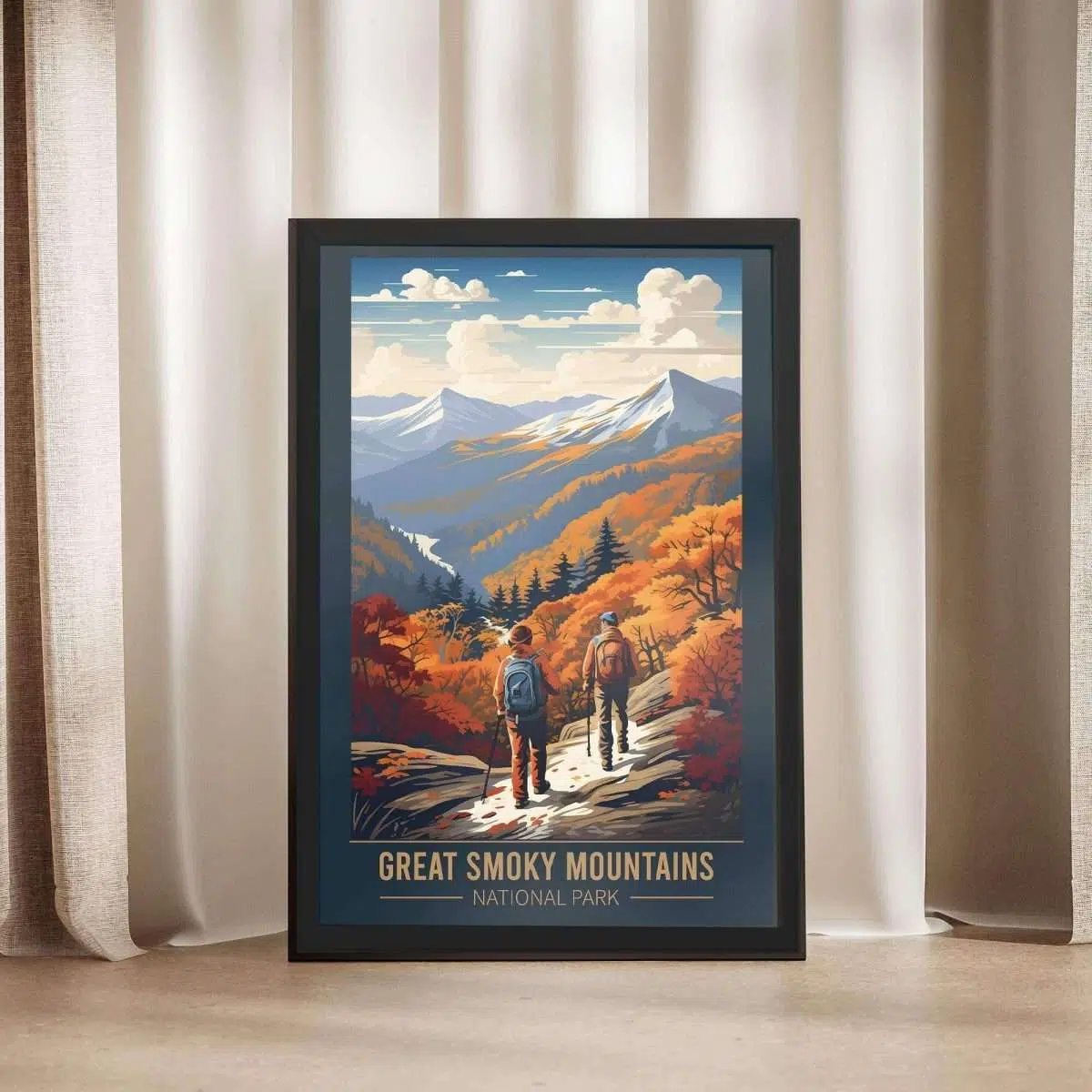 Great Smoky Mountains National Park Appalachian Trail Framed Poster