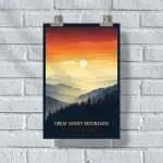 Great Smoky Mountains National Park Clingmans Dome Vista View 2 Poster