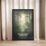 Great Smoky Mountains National Park Enchanted Forest Framed Poster