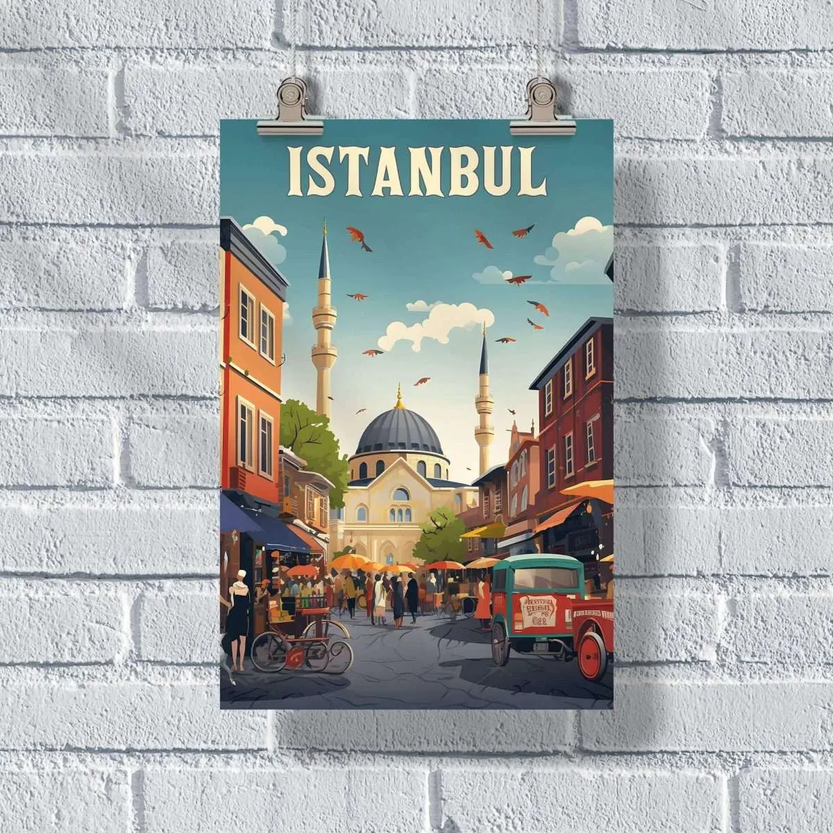 Istanbul Grand Bazaar Poster