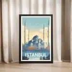 Istanbul Sultan Ahmed Mosque Framed Poster