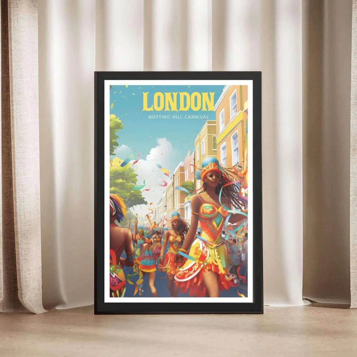 London Notting Hill Carnival Framed Poster