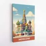 Moscow Red Square Canvas