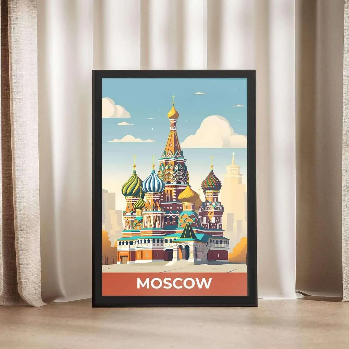 Moscow Red Square Framed Poster