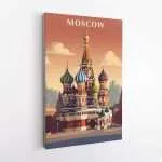 Moscow St. Basil's Cathedral Canvas